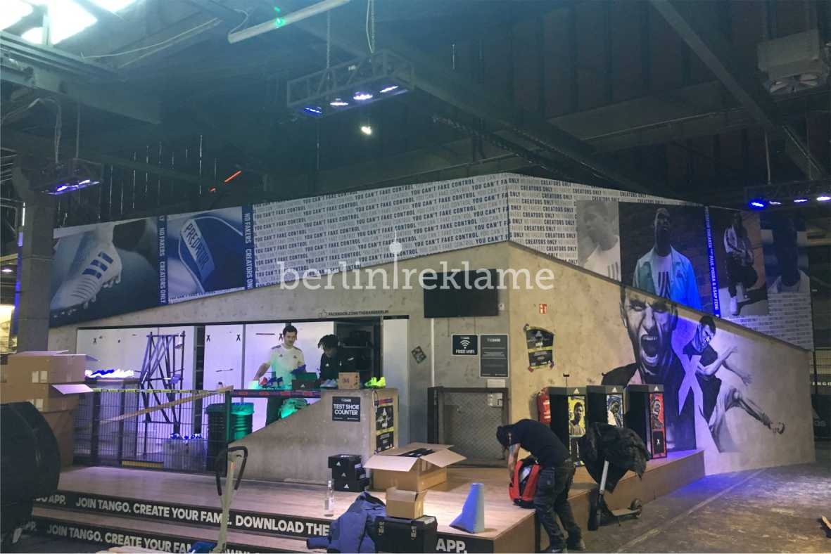 Correo aéreo combustible Realista adidas Football – The BASE Berlin - Displaystoff Druck in Berlin